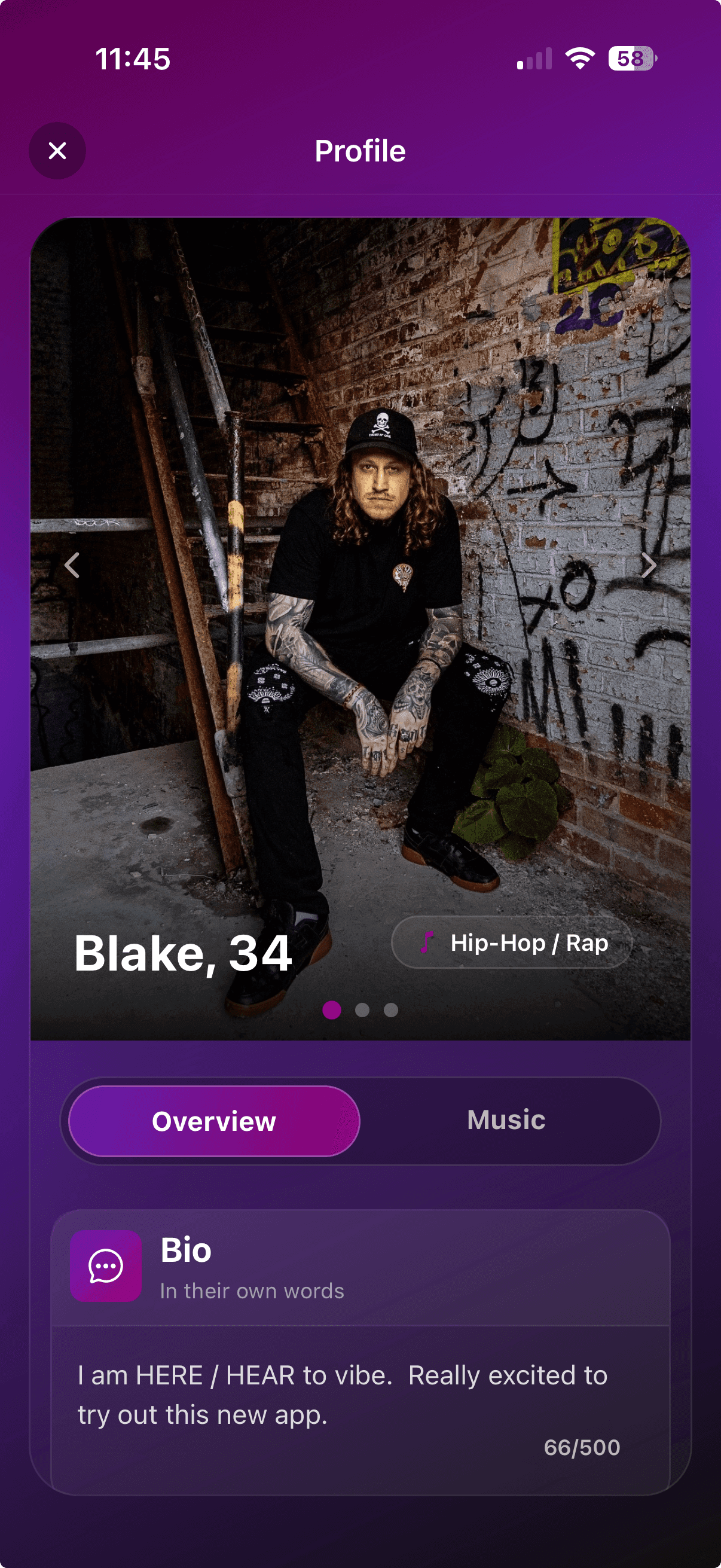 Synceria matching and profile flow